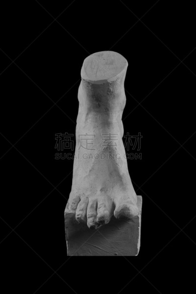足,灰膏,手指,四肢,纪念碑,台阶,古老的,石材,胸像