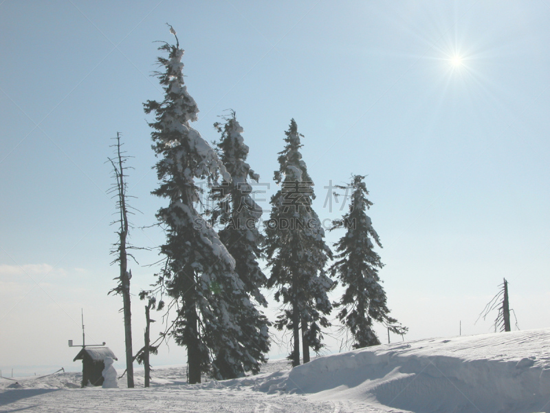 地形,冬天,气象站,天空,寒冷,水平画幅,高视角,山,雪,无人