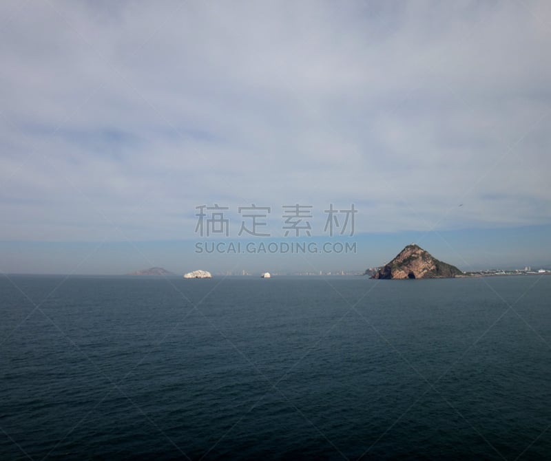 邮轮,马萨特兰,墨西哥,风景,水,天空,度假胜地,水平画幅,巴伊亚州,无人