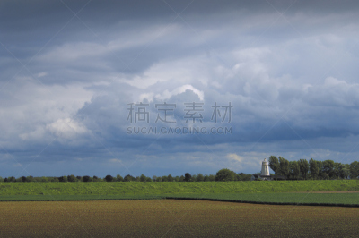 灯塔楼,男人,动物头,桨叉架船,the wash,林肯雪耳,天空,水平画幅,泰晤士河河堤,无人