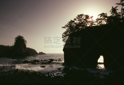 大门,自然,能登半岛,北陆地区,水平画幅,地形,无人,日本,石川县,海洋