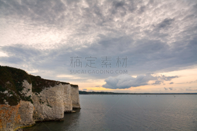 老哈里巨石,多尔斯特,侏罗纪海岸,水平画幅,岩石,无人,英格兰,户外,海洋,海岸线