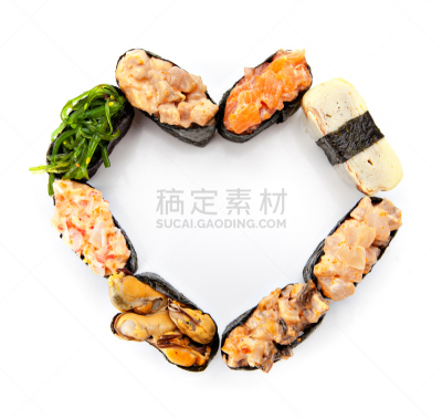 生鱼片寿司,赤贝寿司,章鱼寿司,鱼卵,淡水鳗鱼,海鲷,鱼子酱,水平画幅,海洋,生鱼片