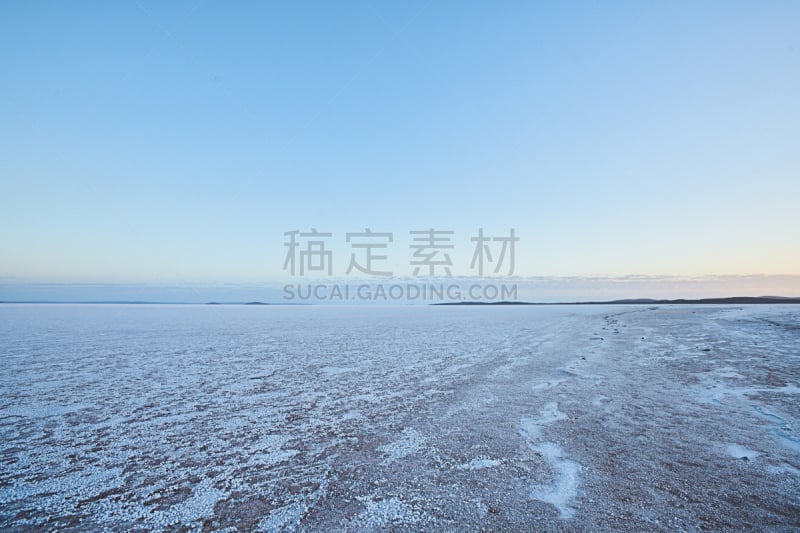 盖尔德诺湖,南澳大利亚,偏远地区,天空,水平画幅,无人,蓝色,户外,干的