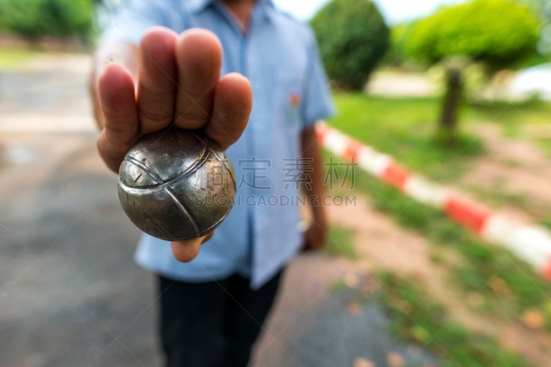 小金属地掷球,球体,乐趣,团体性运动,球,水平画幅,沙子,古老的,夏天,户外