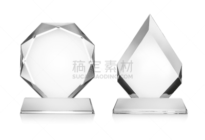 背景分离,白色,玻璃,空白的,奖杯,分离着色,事件,纯净,运动,华贵
