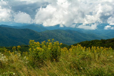 阿巴拉契亚山间栈道,菜园,自然,秋天,风景,图像,北卡罗来纳,美国,自然美,皮撒国家森林公园