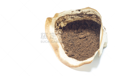 古老的,咖啡,研磨食品,纸,阶调图片,白色背景,活力,热,暗色,一个物体