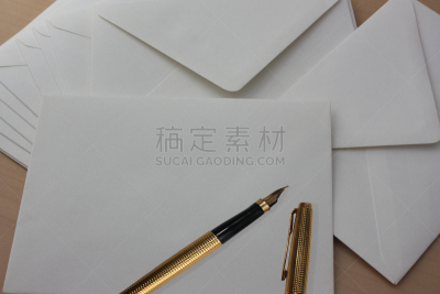 墨水笔,信封,邮件,办公室,水平画幅,请柬,收件箱,内部信,信函,室内
