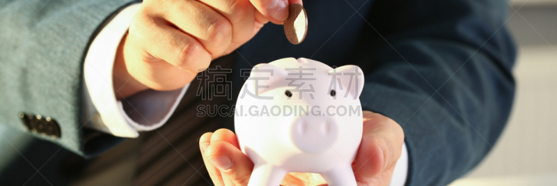 手,男商人,猪,输入个人身份号码,商务,保险,金融顾问,小猪扑满,股市和交易所,盒子