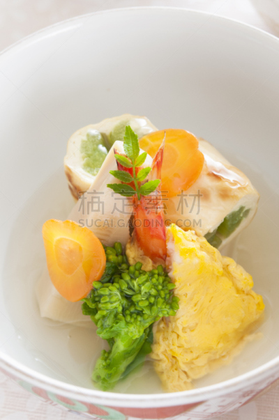 怀石料理,小的,碗,垂直画幅,春天,无人,日本,特写,蔬菜,食品