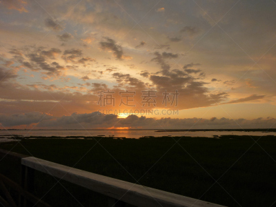 海洋,黄昏,自然,水平画幅,无人,德国北海地区,户外,太阳,自然界,阳光光束