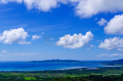 海洋,天空,休闲活动,水平画幅,无人,夏天,户外,石垣岛,著名自然景观,风景