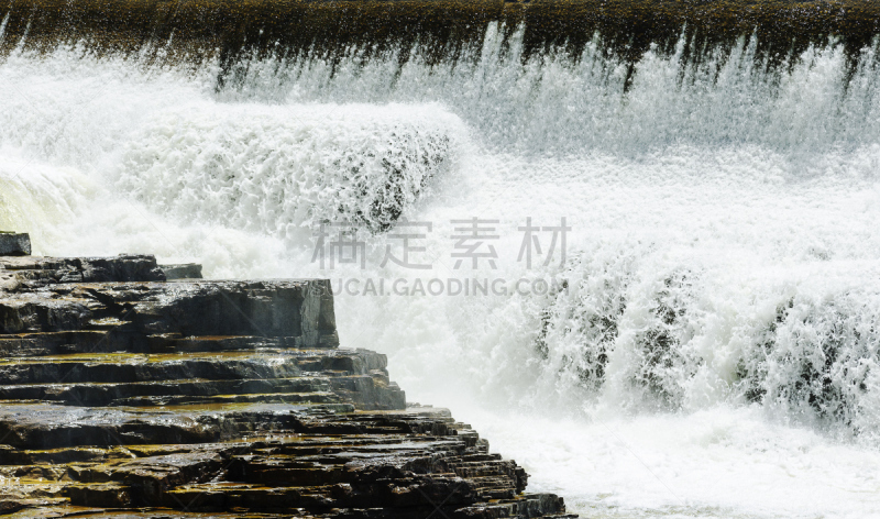 沟壑,自然,水,river ausable,美国,水平画幅,地形,纽约州,户外,特写