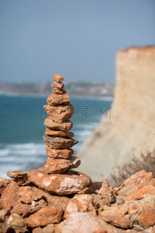 阿尔加威,大西洋,葡萄牙,海滩,普拉亚达鲁兹,自然,垂直画幅,悬崖,地形,无人