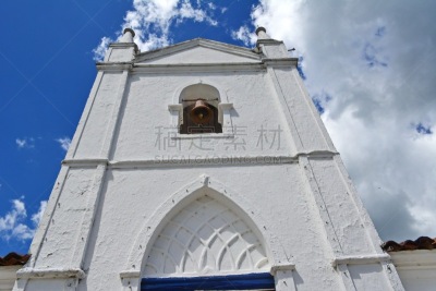 巴西,建筑,天空,水平画幅,殖民地式,现代,塞阿腊州,白色,彩色图片
