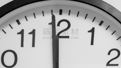 午夜,分针,一个物体,办公室,近景,留白,水平画幅,夜晚,无人,时间