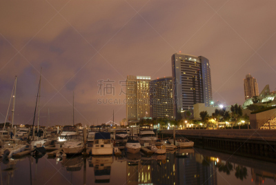 夜晚,恩巴卡德罗码头公园,商务研讨会,会议中心,圣地亚哥,水,公园,水平画幅,无人,会议