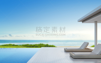 游泳池,现代,假日别墅,木制,露天平台,海洋,华贵,酒店,风景,设计