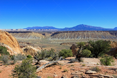 小路,美国,地形,红岩石,艾丝卡兰迪峡谷,escalante,岩层,断层,陡峭,天空