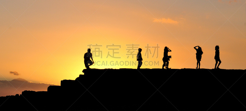 自然,天空,旅游目的地,水平画幅,地形,圣吉吉海滩,全景,人,户外,努沙登加拉
