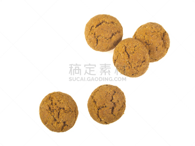 五个物体,饼干,高视角,摄像机拍摄角度,胡椒坚果,水平画幅,无人,背景分离,生姜,荷兰