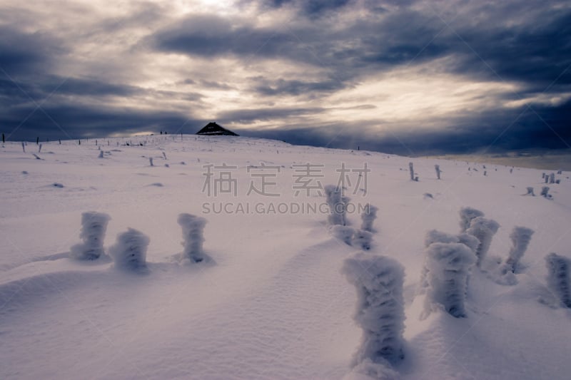 冬季仙境,水平画幅,山,银色,雪,无人,孚日省,白色,勃朗峰