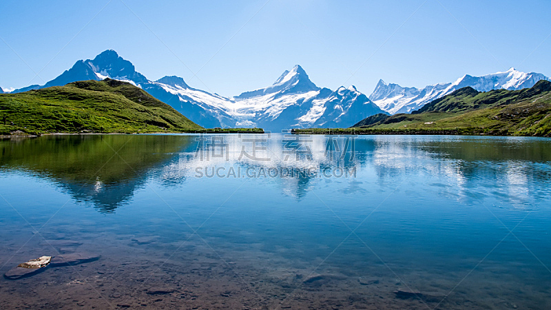 马特洪峰,湖,瑞士,名声,瑞佛系湖,戈尔内格拉特,策尔马特,水平画幅,雪,无人