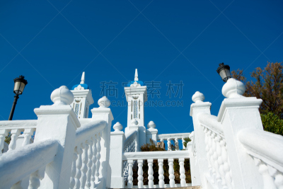 贝尼东,地中海,白色,自然,旅游目的地,水平画幅,无人,蓝色,夏天,户外