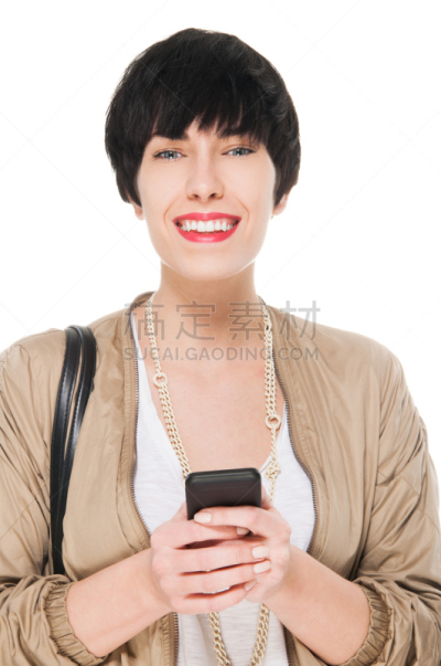 青年女人,手机,自然美,垂直画幅,美,半身像,休闲活动,注视镜头,电话机,美人