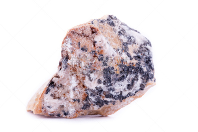 铬合金,矿物质,白色背景,石头,大特写,特写,铬铁矿,水平画幅,无人,金属