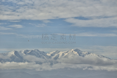 卡尼古,水平画幅,地形,雪,无人,朗格多克-鲁西永,欧洲,户外,雪山,山