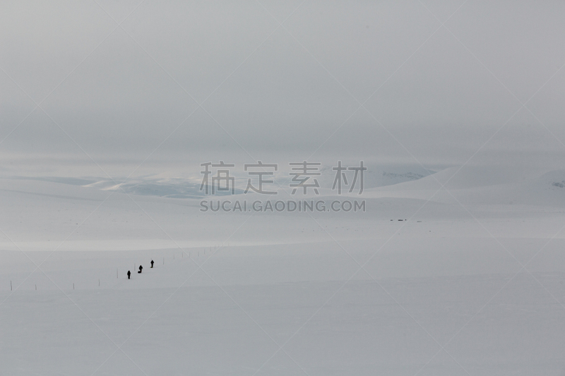 地形,冻结的,芬兰,北极圈,在上面,自然,非都市风光,水平画幅,雪,原野