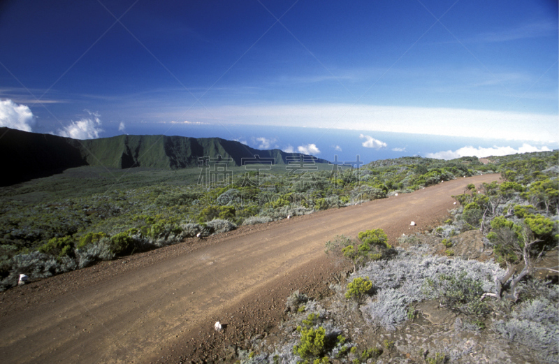 留尼汪（法属）,非洲,法国,洛杉矶,弗尔乃斯火山,法国海外领土,水平画幅,印度洋,无人,火山地形