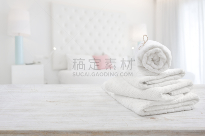 毛巾,平视角,白色,卧室,木制,室内,背景,在上面,运动模糊,毛绒绒