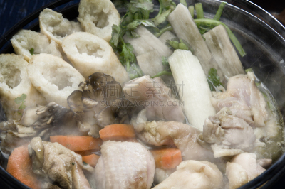 枪头米棒,锅,食品,秋田,舞茸蘑菇,青葱刷,大葱,伞形科,秋田县,日式火锅菜