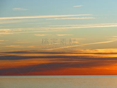 费康,诺曼底,法国,水平画幅,无人,英吉利海峡,户外,海洋,日落,摄影