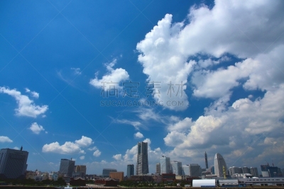 水平画幅,无人,户外,都市风景,城镇,横滨,神奈川县,横滨地标大厦,建筑
