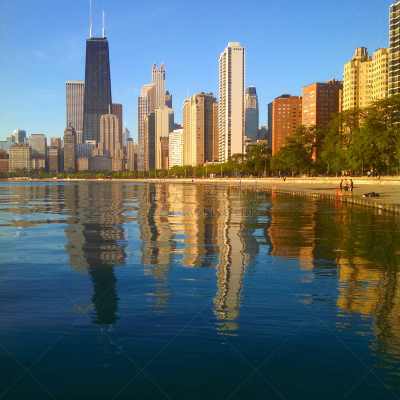 Chicago and Lake Michigan