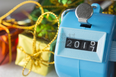 2017年,2016,新年前夕,改变形式,数字,水平画幅,无人,蓝色,符号,日历