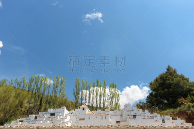 城镇,模型,秘密,过去,比例,建筑业,小的,内华达安达卢西亚山脉,背景,安达卢西亚