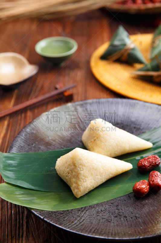 米,传统,甜点心,粳米,枣,端午节,米饺子,两个物体,静物,点心