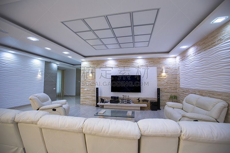 沙发,室内,起居室,电视机,华贵,舒服,地板,电视秀,现代,液晶显示