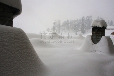 雪,烟囱,贡马,宁静,水平画幅,地形,查谟和克什米尔,干净,两极气候,白色