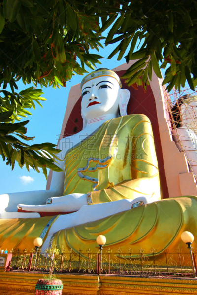 庇古,缅甸,宝塔,城市,神殿,垂直画幅,建筑,蓝色,人,仰光