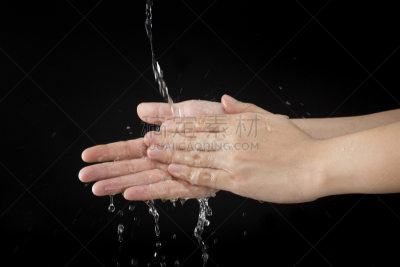 细菌,肮脏的,手,水,水平画幅,泥土,湿,彻底洗刷,干净
