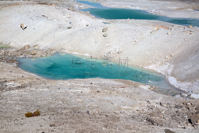 诺里斯间歇泉盆地,蓝宝石池,火山喷口,间歇泉,黄石公园,怀俄明,温泉,公园,美国西部,水平画幅