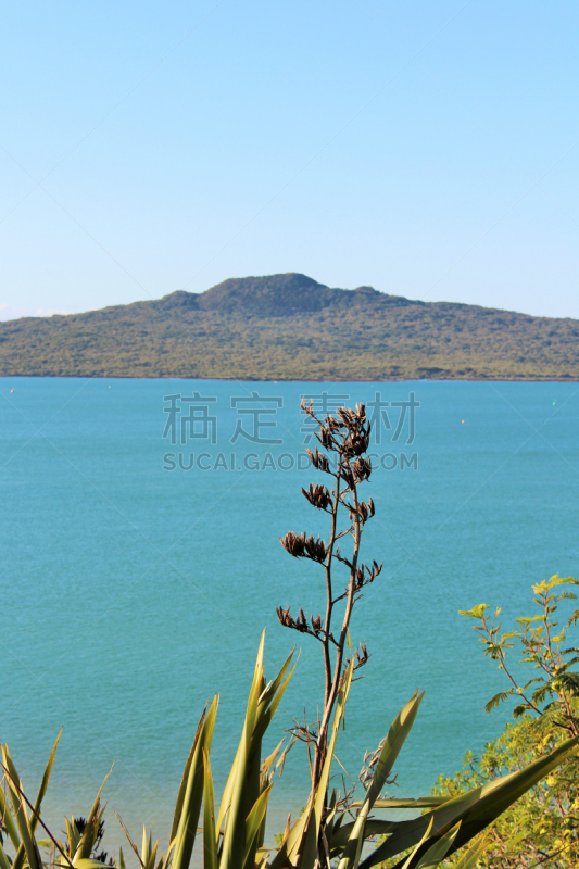 rangitoto channel,亚麻,垂直画幅,高视角,无人,德文波特,当地著名景点,户外,奥克兰,著名自然景观