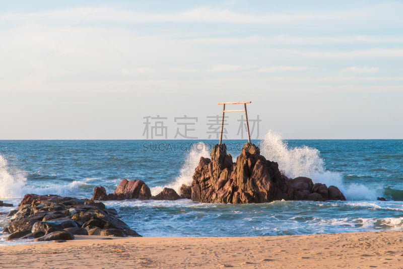 鸟居,看风景,日本,海滩,鸟取,夏威夷大岛,黄昏,逃避现实,本州岛中国地区,鸟取县