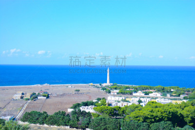 灯塔楼,一只动物,悬崖,水平画幅,岩石,海港,地中海游泳锦标赛,岛,海洋,西西里